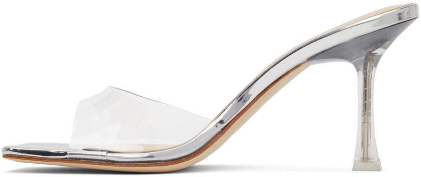 Magda Butrym Silver & Transparent Estonia Heeled Sandals