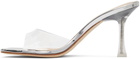 Magda Butrym Silver & Transparent Estonia Heeled Sandals