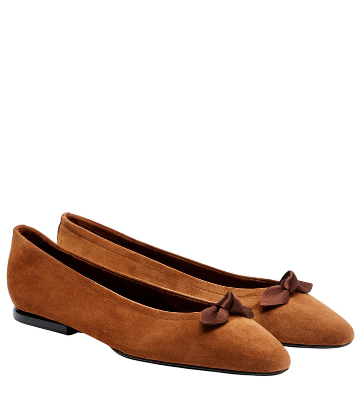 Photo: Loro Piana Primula suede ballet flats