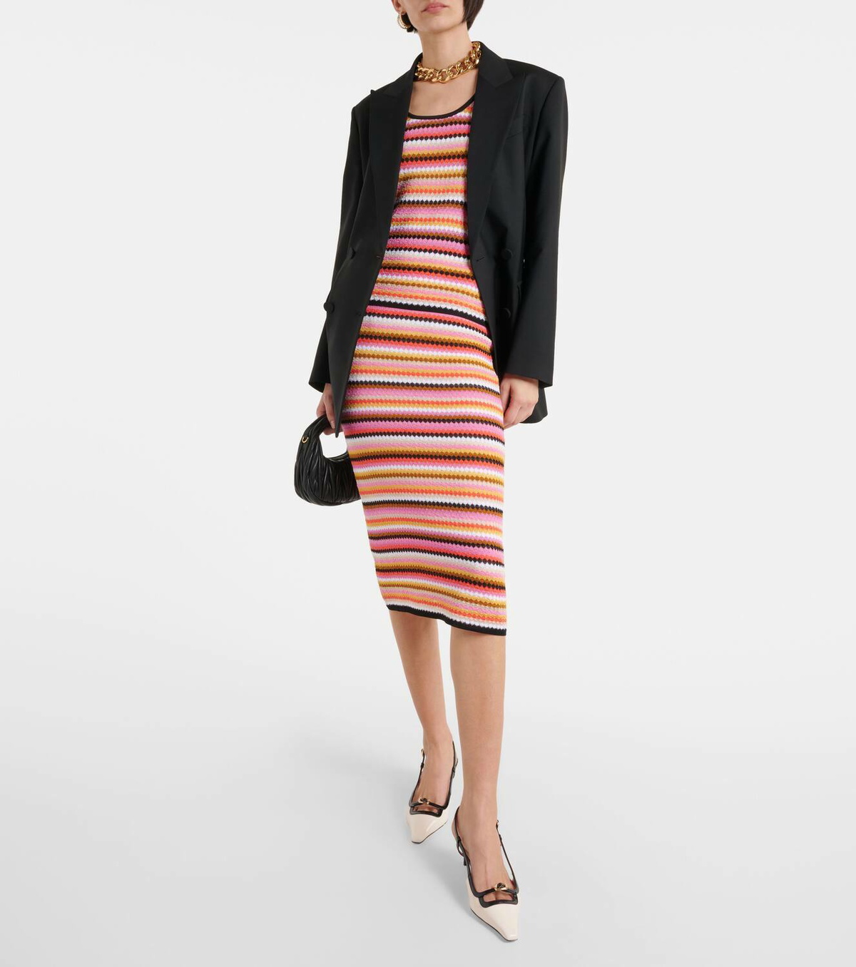Missoni Satin Tangerine Skirt (S)