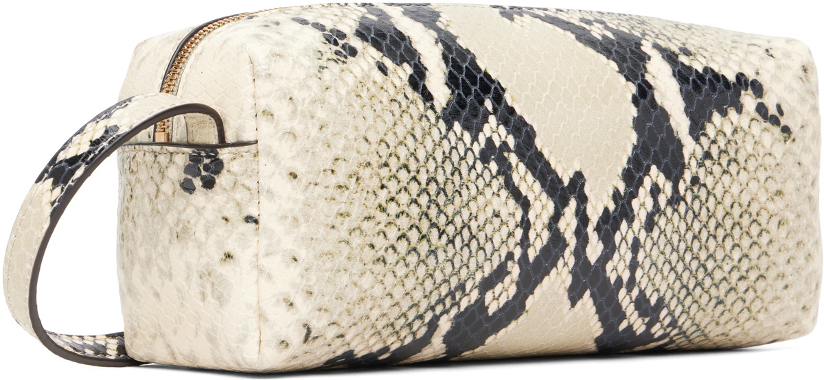 KHAITE Off-White & Black Mini Kye Crossbody Bag