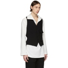 Ann Demeulemeester Black Straps Waistcoat