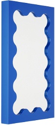Gustaf Westman Objects Blue Curvy Mini Mirror