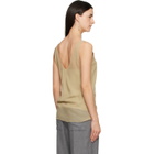 TOTEME Beige Chiffon Slip Top