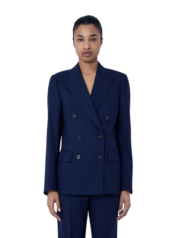 Photo: Dries Van Noten Double-Breasted Wool Blazer