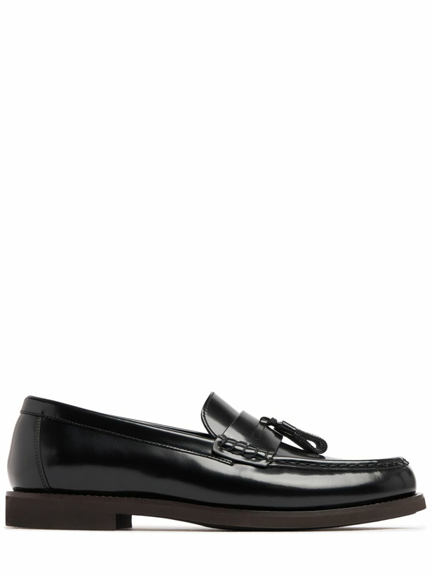 Photo: BRUNELLO CUCINELLI 20mm Leather Loafers