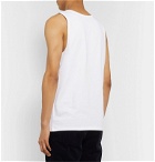 Carhartt WIP - Chase Logo-Embroidered Cotton-Jersey Tank Top - White