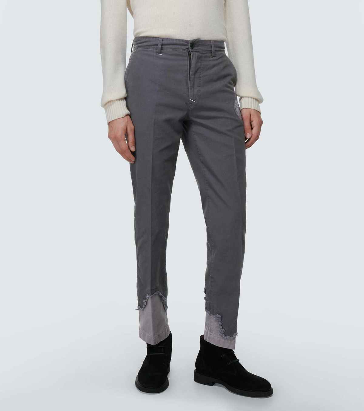 Incotex x Facetasm Straight cotton chinos