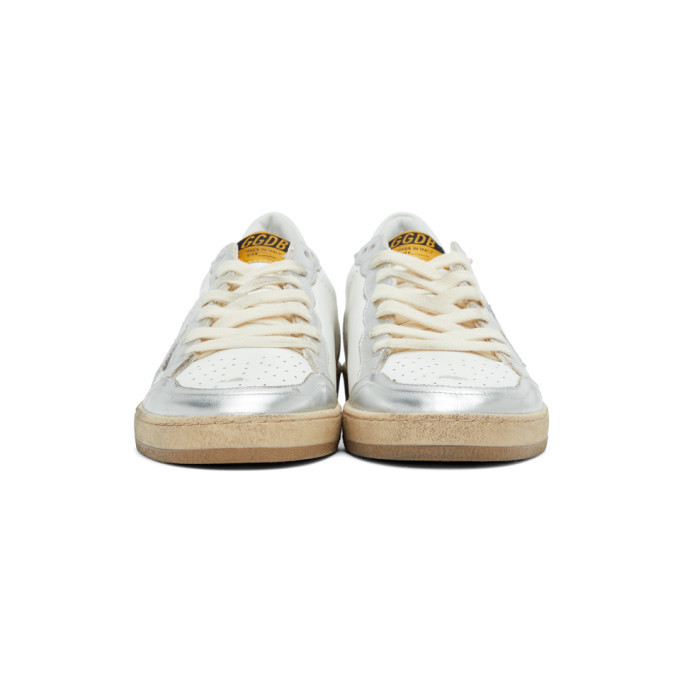【Golden 】Deluxe Brand Ball Star シルバー Golden Goose Ball Star Ltd With Swarovski Crystals And Suede