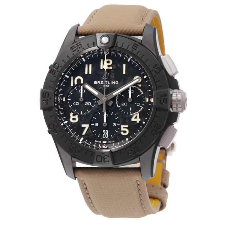 Photo: Breitling Avenger 42 Chronograph Automatic Chronometer Black Dial Mens Watch SB0146101B1X1