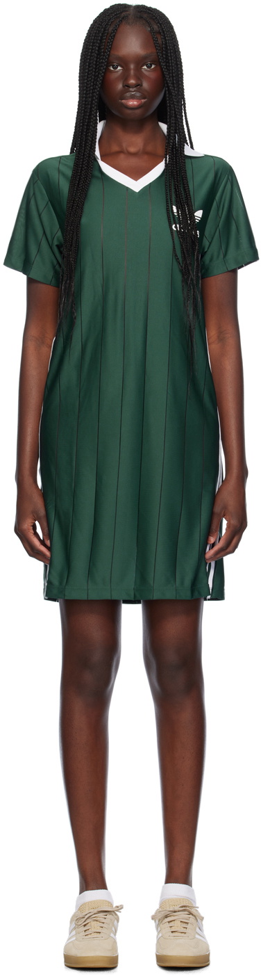 green emerald velvet dress Farm Rio Colorfly Green Adidas Dress, Colorfly / L main image 1