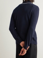 Mr P. - Cashmere Polo Sweater - Blue