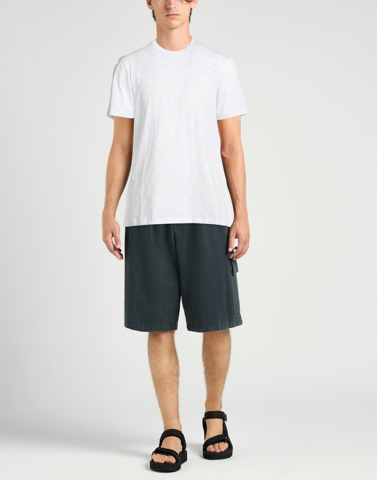 Karl Lagerfeld Mens T-shirt in White