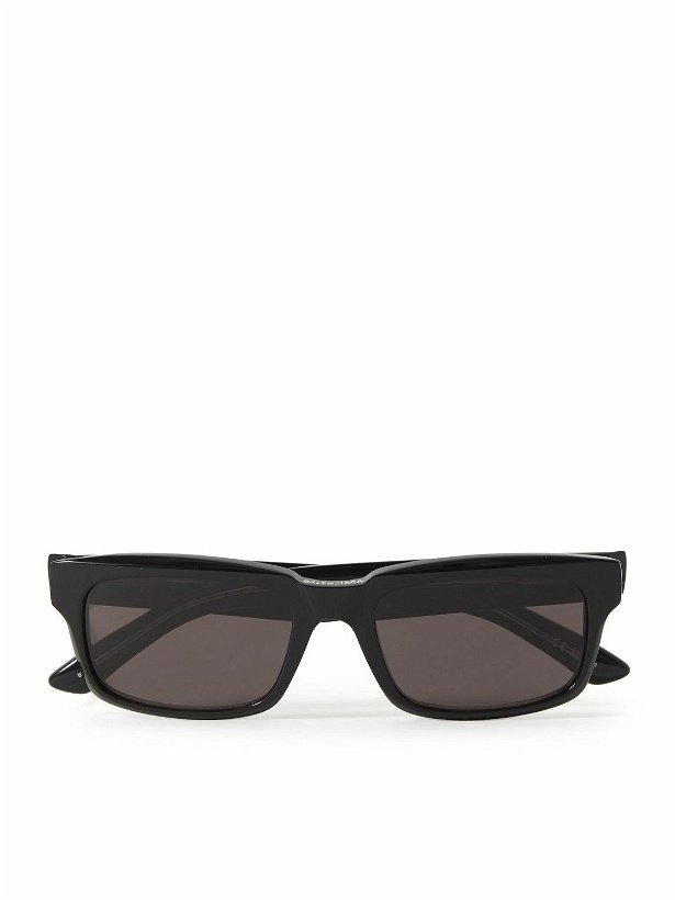Photo: Balenciaga - Rectangle-Frame Recycled-Acetate Sunglasses