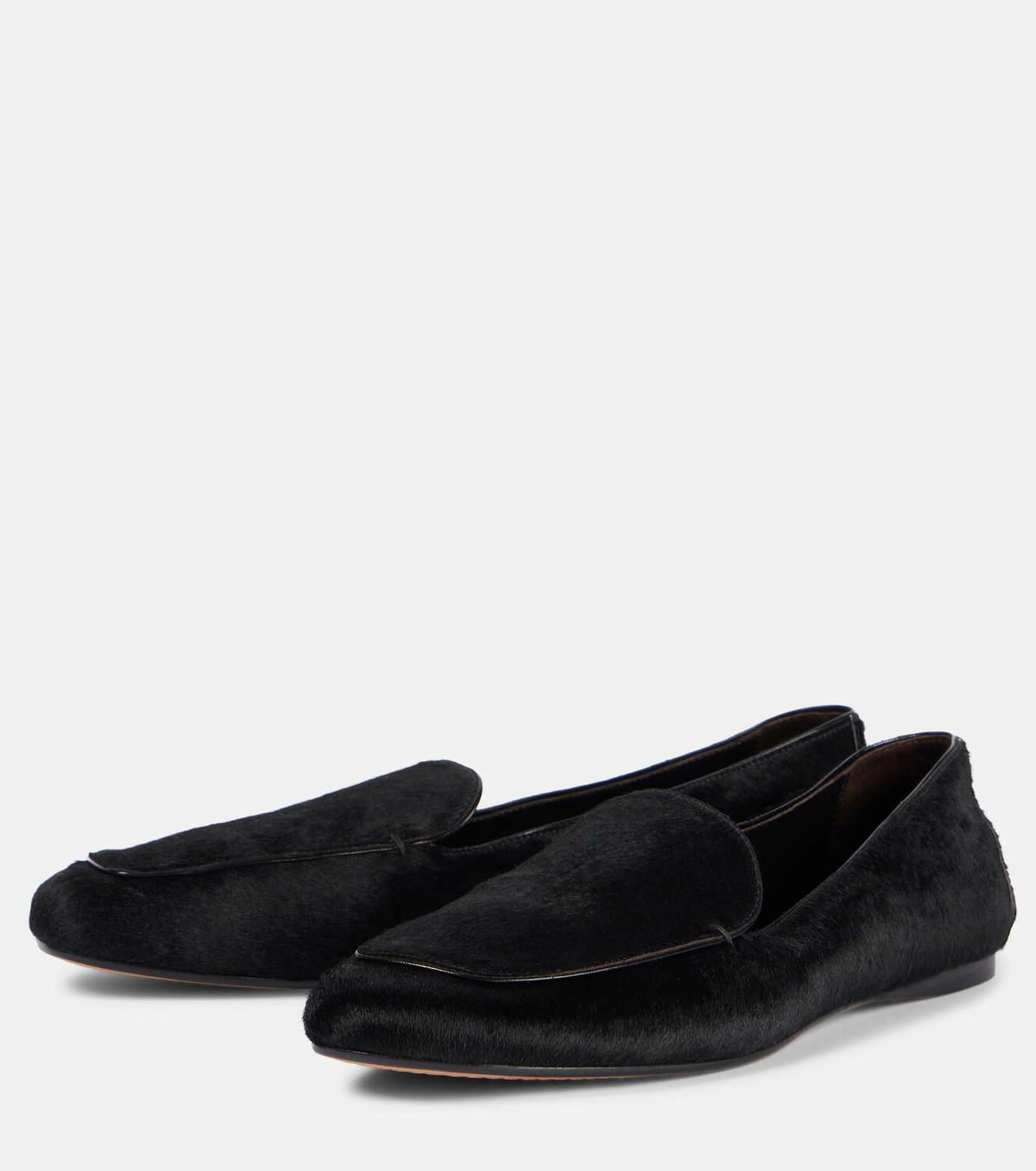Khaite Monroe calf hair loafers