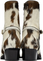 Vivienne Westwood Brown & White Saturday Boots