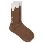 Rostersox Beer Socks in Brown