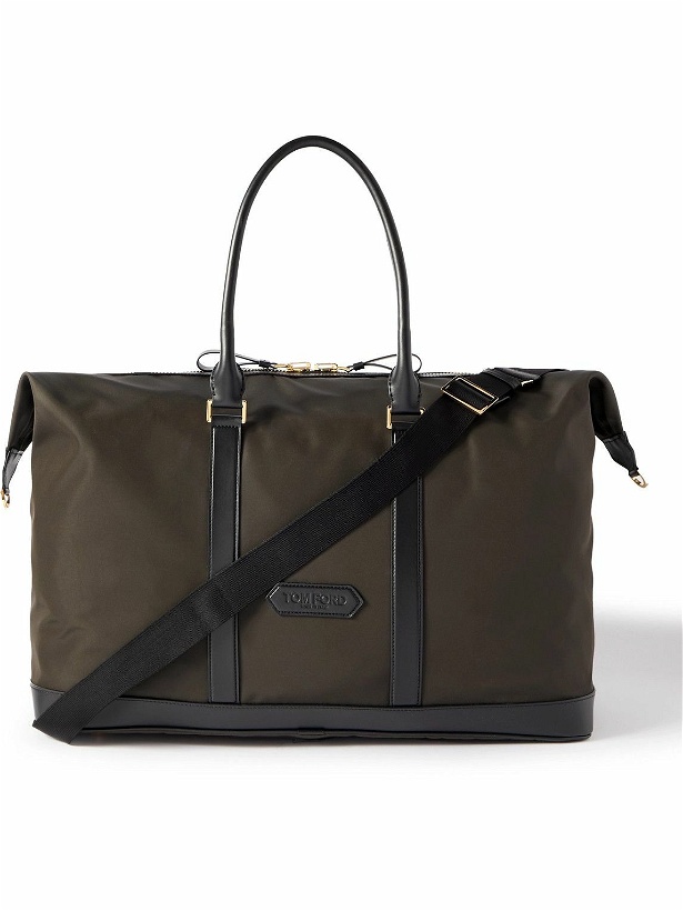 Photo: TOM FORD - Leather-Trimmed Recycled-Nylon Weekend Bag