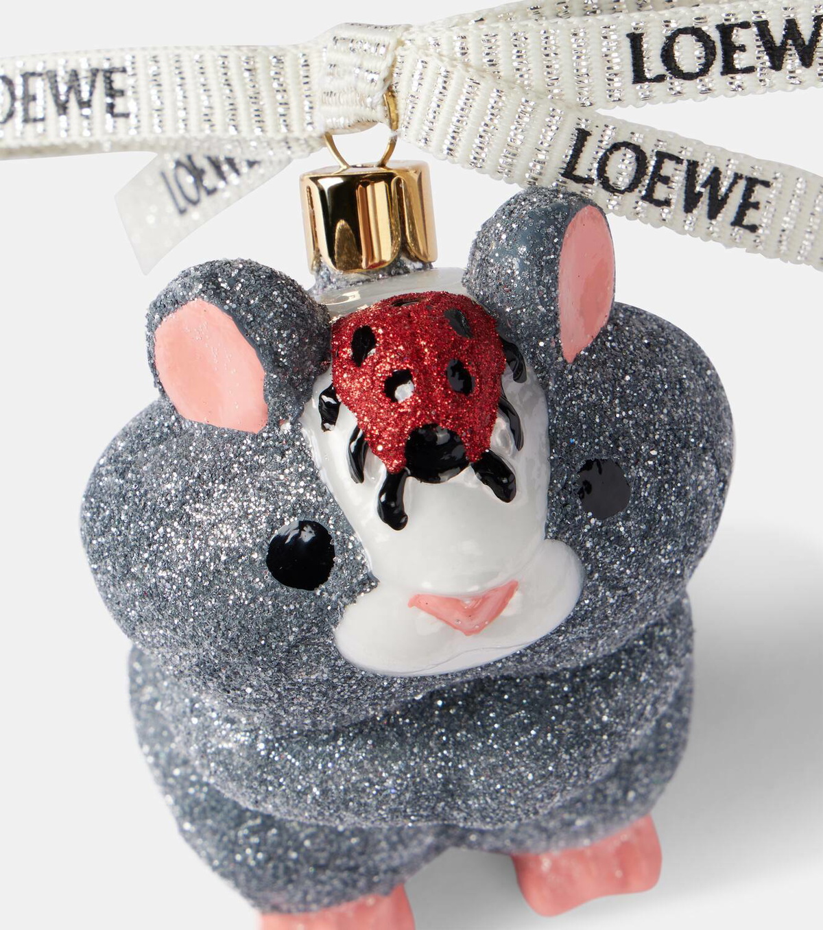 Loewe x Suna Fujita Hamster glitter glass ornament Loewe