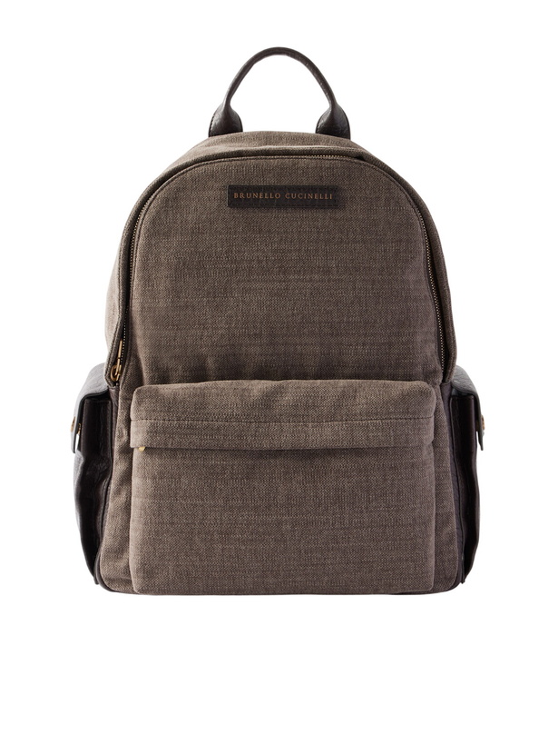 Photo: Brunello Cucinelli - Leather Backpack