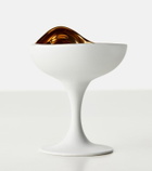 L'Objet x Jessica McCormack Shell porcelain and 24kt gold bowl