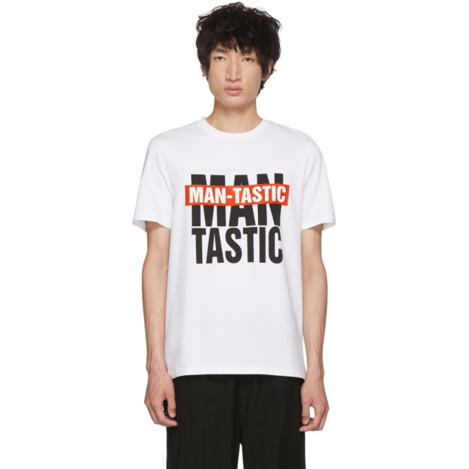 Photo: Neil Barrett White Mantastic T-Shirt