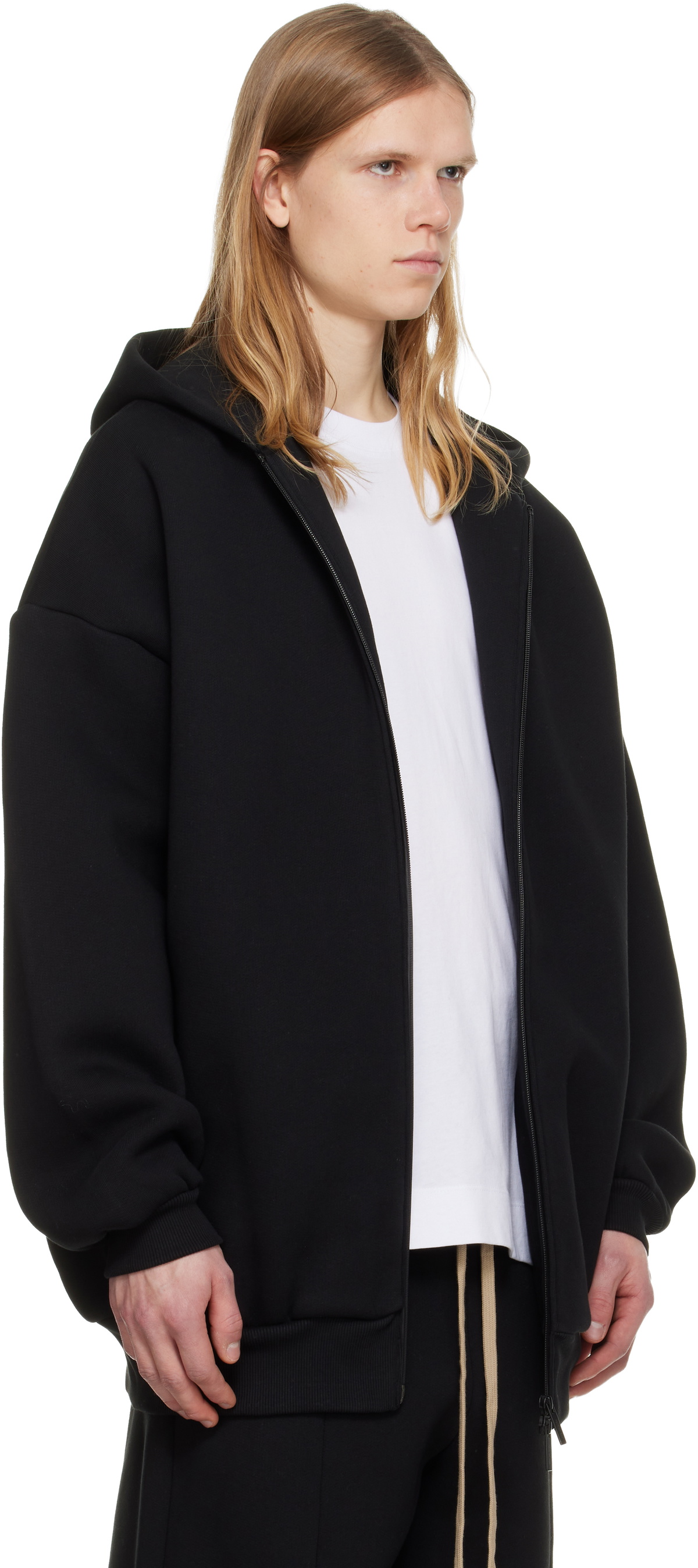 Fear of God Black Athletics Zip Up Hoodie Fear Of God