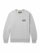 Wacko Maria - Logo-Embroidered Cotton-Jersey Sweatshirt - Gray
