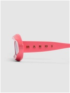 MARNI Dark Doodad Pink Acetate Sunglasses