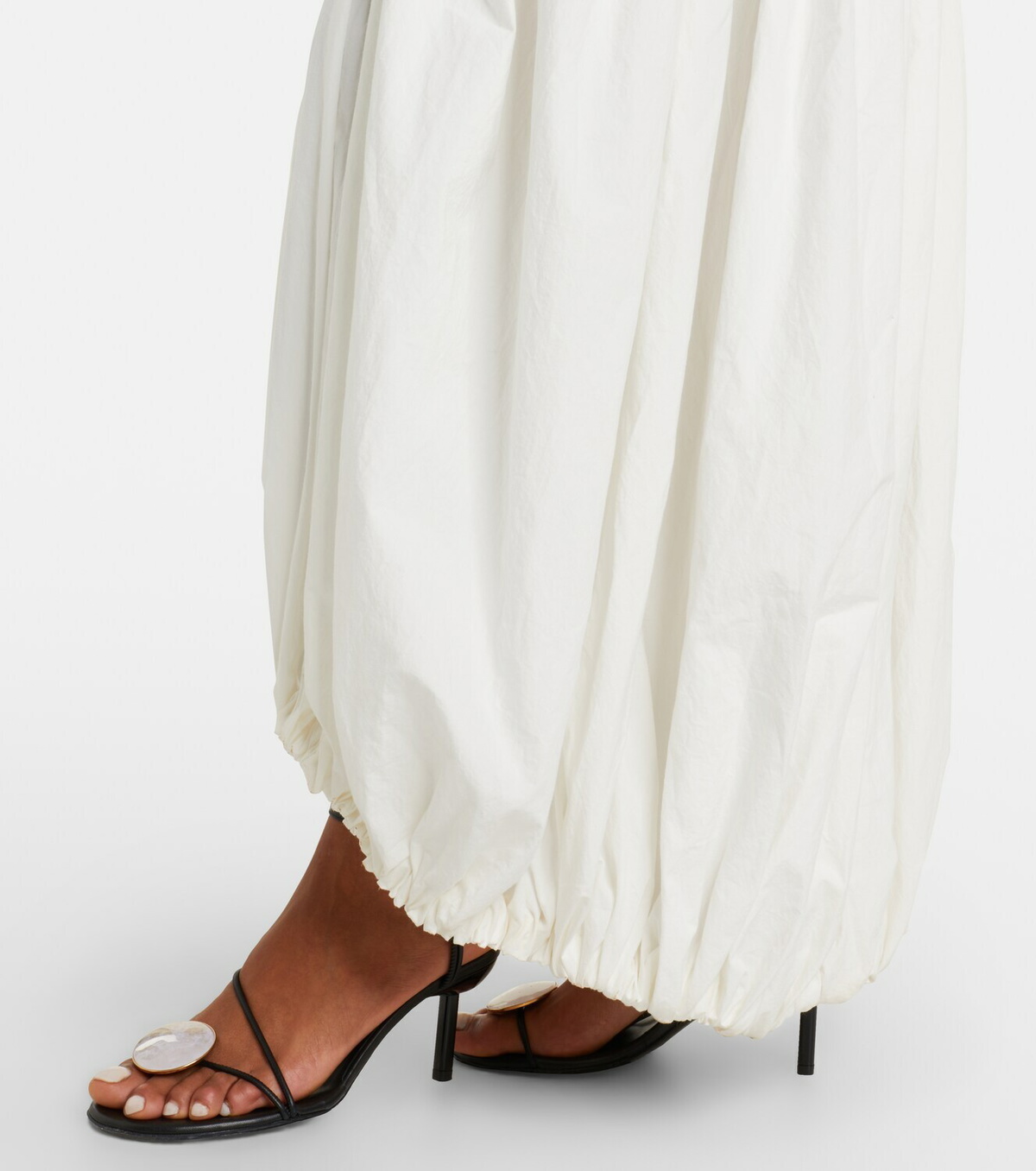 Christopher Esber Orbit cutout ruched jersey maxi dress