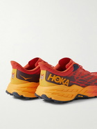 Hoka One One - Speedgoat 5 Rubber-Trimmed Mesh Running Sneakers - Red