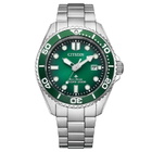 Citizen Promaster Marine Green Dial Watch BN0269-50W