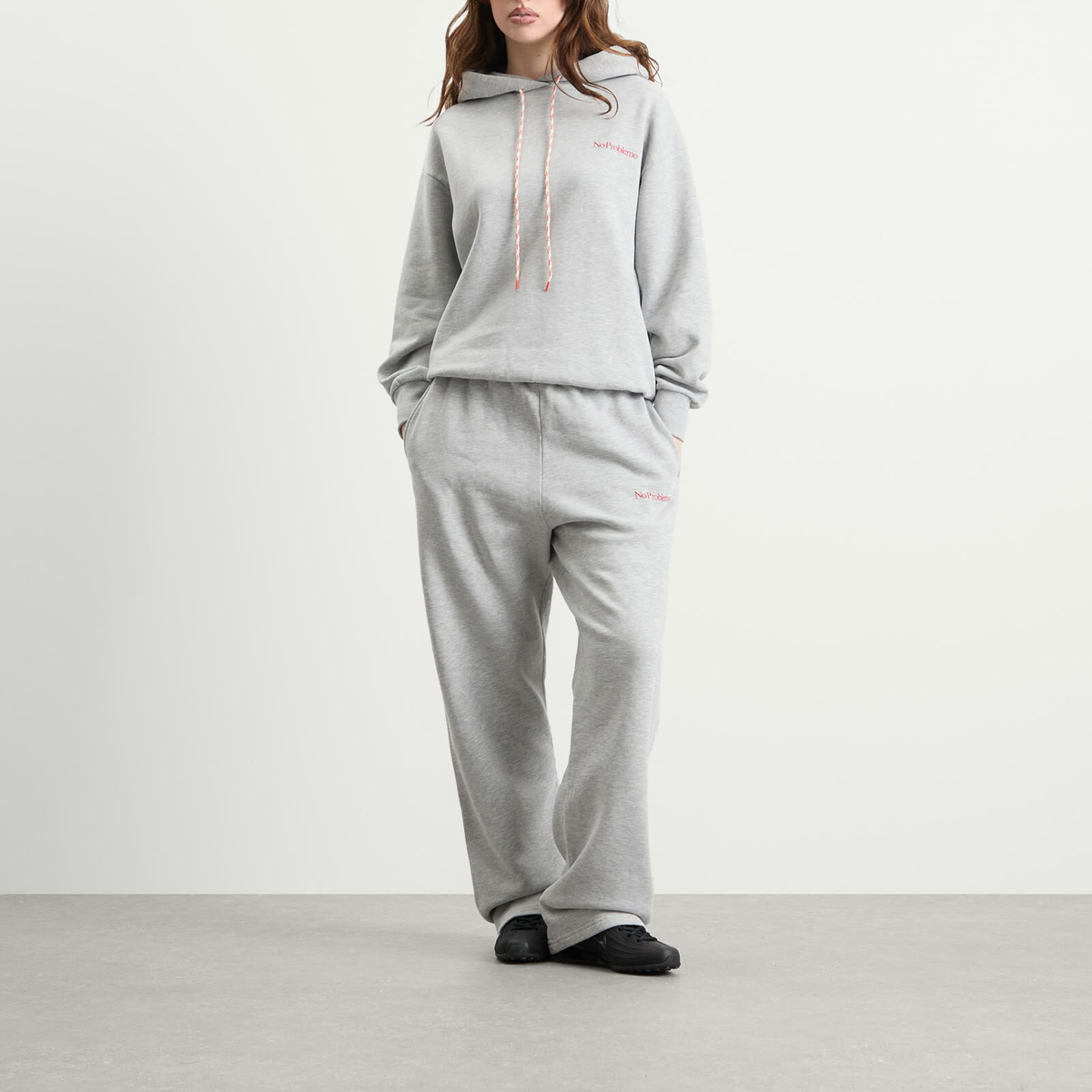 No Problemo Women's Mini Problemo Hoodie in Sport Grey