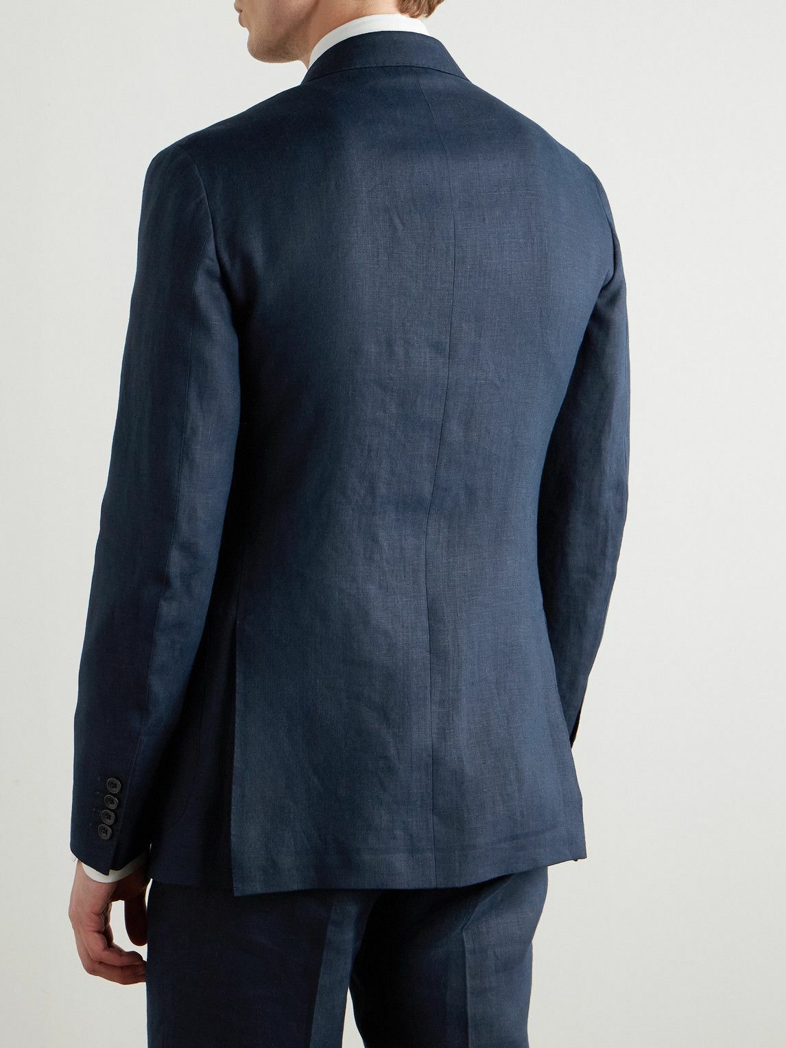Kingsman - Linen Suit Jacket - Blue