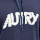 Autry Men's Chest Logo Popover Hoody in Blue