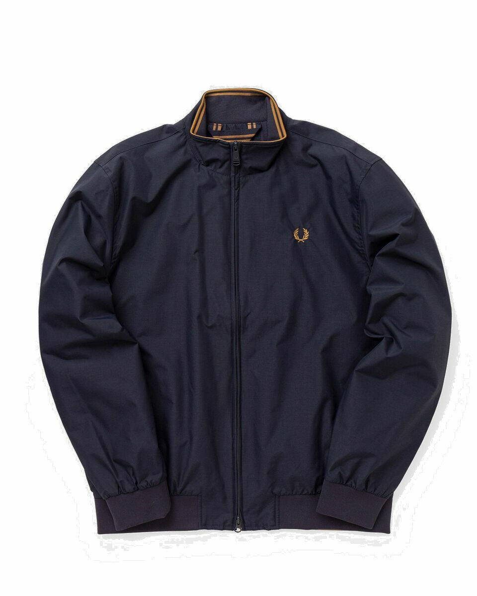 Photo: Fred Perry Brentham Jacket Blue - Mens - Bomber Jackets