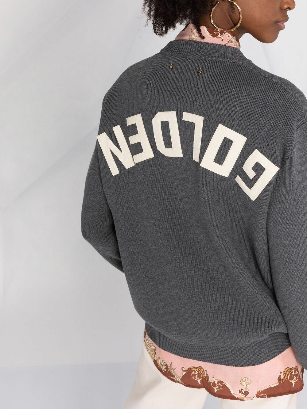 GOLDEN GOOSE - Golden Cotton Crewneck Sweater