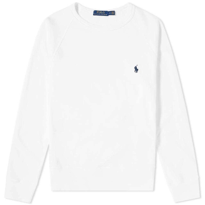 Photo: Polo Ralph Lauren Washed French Terry Crew Sweat White