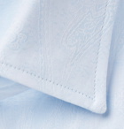 Etro - Slim-Fit Cotton-Jacquard Shirt - Light blue