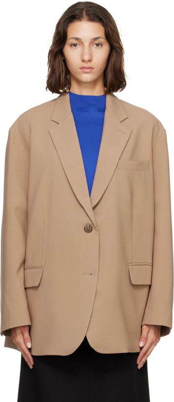 Photo: The Frankie Shop Beige Bea Blazer