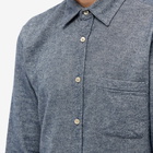 Portuguese Flannel Men's Teca Flannel Shirt in Indigo