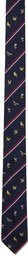 Thom Browne Navy Jacquard Tie