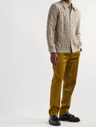 SÉFR - Ripley Knitted Linen Shirt - Brown