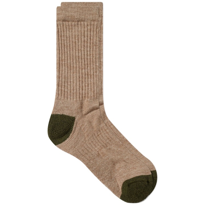Photo: Kestin Men's Elgin Socks in Putty/Olive