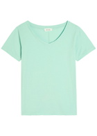 American Vintage Gamipy Cotton T-shirt Teal