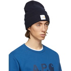 A.P.C. Navy Carhartt WIP Edition Watchover Beanie