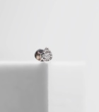 Persée Piercing 18kt white gold single earring with diamonds