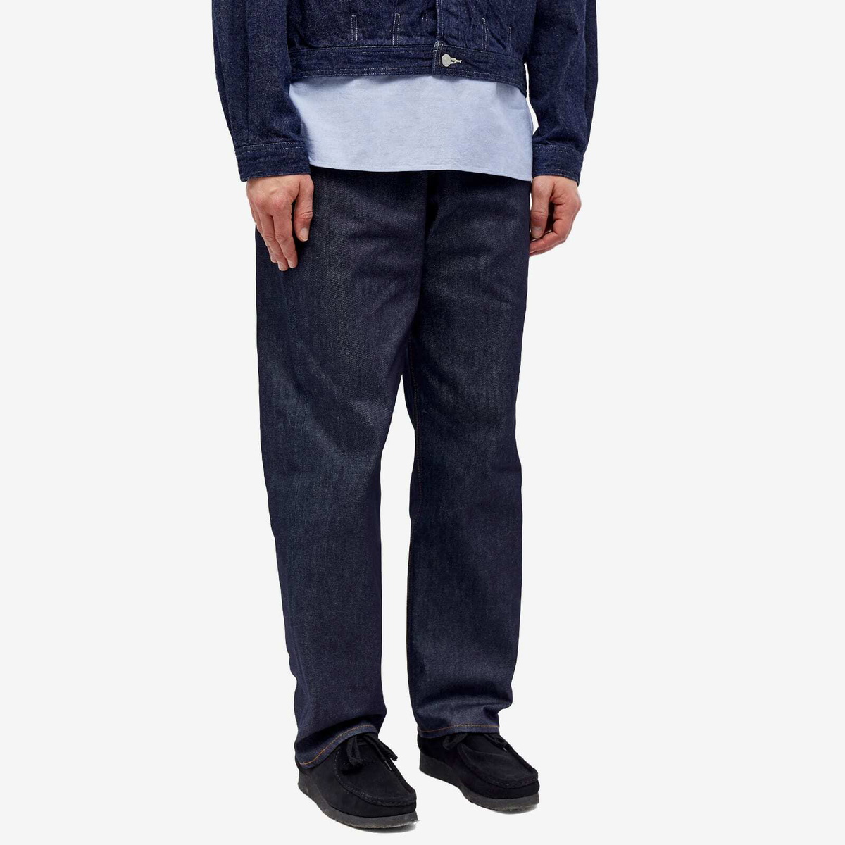 orslow 101 DAD'S FIT 美品XXL(5) NEW Orslow 101 Dad's Fit Black Denim Jeans Wash L-XXL Japan