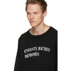 Enfants Riches Deprimes Black E.R.D Classique Logo Sweater