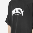 Vetements Men's Medium Logo T-Shirt in Black